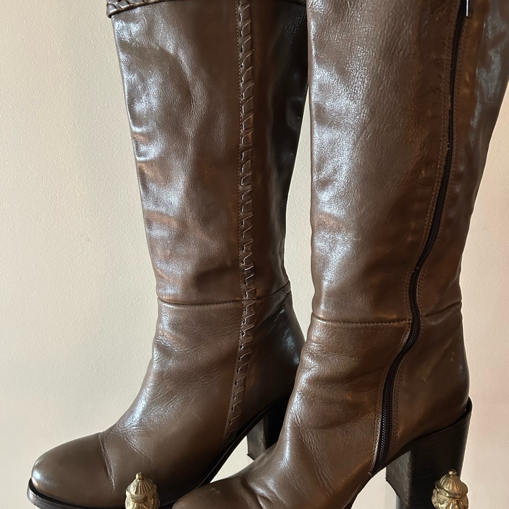 Boots, leather, made in Italy, leather lining